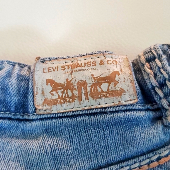 Levi's shorty short jean shorts - Picture 9 of 11